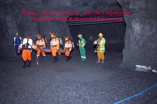mines and quarries search and rescue