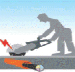 concrete saw