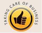 taking care of business logo taking care of business logo