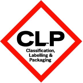 CLP Warning Sign Logo for Helpdesk