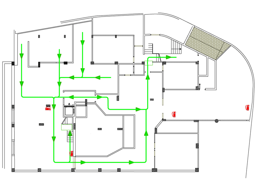 Emergency Plan Drawing