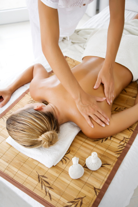 Receiving Massage in Leisure Area