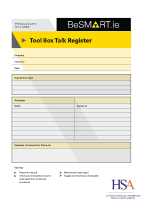 Tool Box Talks Construction Register front page preview
              