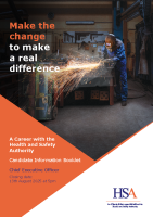 Chief Executive Officer - Candidate Information Booklet front page preview
              