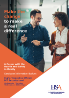 Candidate Information Booklet: Higher Executive Officer – ICT Security Lead 2025 front page preview
              
