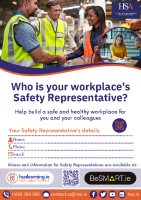 Safety Representatives A4 Poster front page preview              