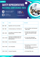 Safety Representatives National Conference - Agenda 2024 front page preview
              