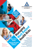 Managing Work Related Health Risks flyer front page preview
              