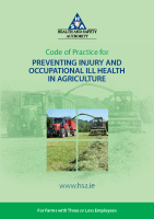 Code of Practice for preventing injury and occupational ill health in agriculture front page preview
              