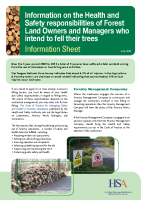 Forestry Information Sheet front page preview
              