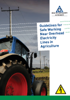 Guidelines for safe working near overhead electricity lines in Agriculture front page preview
              