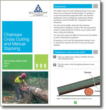 Irish Forestry Safety Guide - Chainsaw Cross Cutting