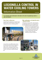 Legionella Control in Water Cooling Towers front page preview
              