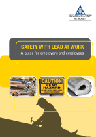 Safety with Lead at Work front page preview
              