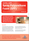 Spray Polyurethane Foam SPF Information Sheet Cover