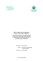 Manual Handling in the Irish Construction Industry - Summary Report front page preview
              