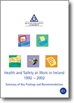 Summary of Health and Safety at Work in Ireland 1992-2002 cover