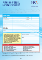 Fishing Vessel Safety Statement front page preview
              
