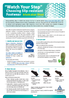 Choosing slip resistant footwear 2017 front page preview
              