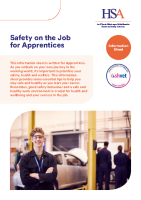 Safety on the Job for Apprentices Information Sheet front page preview
              