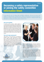 Safety Representative Info Sheet front page preview
              