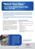 Watch Your Step Infosheet front page preview
              