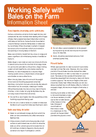 Working with Bales Info Sheet front page preview
              