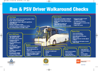 Vehicle Safety Check Bus Poster front page preview
              