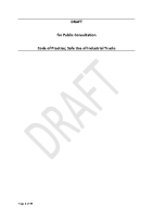Code of Practice - Safe Industrial Truck Operation Public Consultation front page preview
              