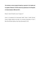 ROI THOR 2019 annual report summary front page preview
              