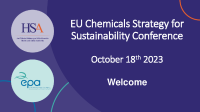 Session 1 - EU Chemicals Strategy for Sustainability Conference front page preview
              