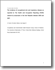 The incidence of occupational skin and respiratory disease as reported to The Health and Occupation Reporting (THOR) network by physicians in the Irish Republic between 2005 and 2007 cover