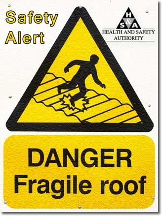 Working On Fragile Roofs Health And Safety Authority