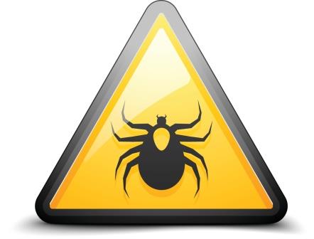 Tick Warning Sign