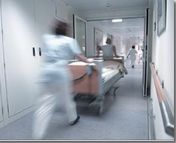 hospital bed banner