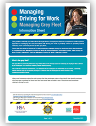 Managing Driving for Work: Managing Grey Fleet thumbnail