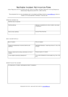 Schedule 7 Notifiable Incident Form thumbnail