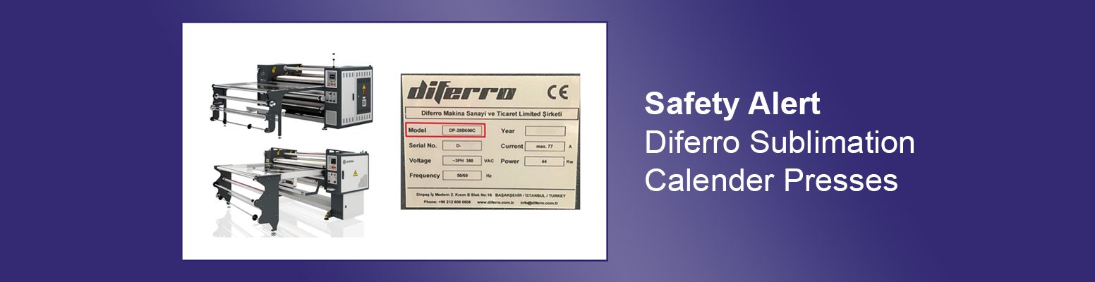 Safety Alert Diferro Sublimation Calender Presses Hero Banner