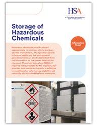 Storage of Hazardous Chemicals Information Sheet thumbnail