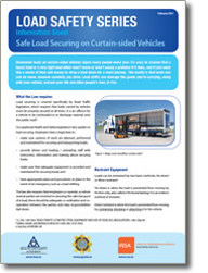 Safe Load Securing on Curtain-sided Vehicles Information Sheet thumbnail