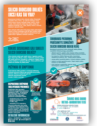 HSA Silica Poster A3 - Lithuanian thumbnail