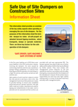 Safe Use of Site Dumpers on Construction Sites thumbnail