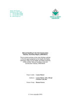 Manual Handling in the Irish Construction Industry  Summary Report thumbnail