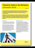 Pedestrian Safety in the Workplace Information Sheet thumbnail