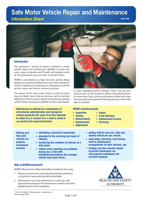 Motor Vehicle Repair Information Sheet thumbnail