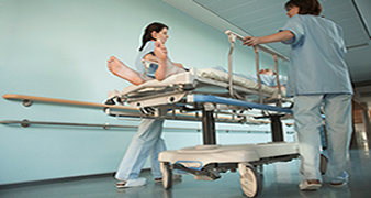 transporting patient transporting patient