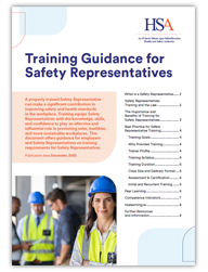 HSA Training Guidance Safety Representatives thumbnail