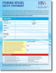 Fishing Vessel Safety Statement thumbnail