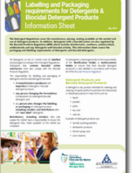 Labelling and Packaging Requirements for Detergents & Biocidal Detergent Products thumbnail