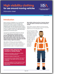 High Visibility Clothing for Use Around Moving Vehicles thumbnail